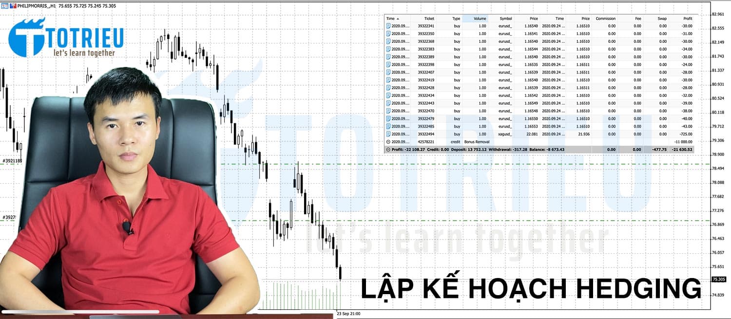Kế Hoạch Hedging không cháy tài khoản nhưng luôn lỗ 90% của IB Forex Broker