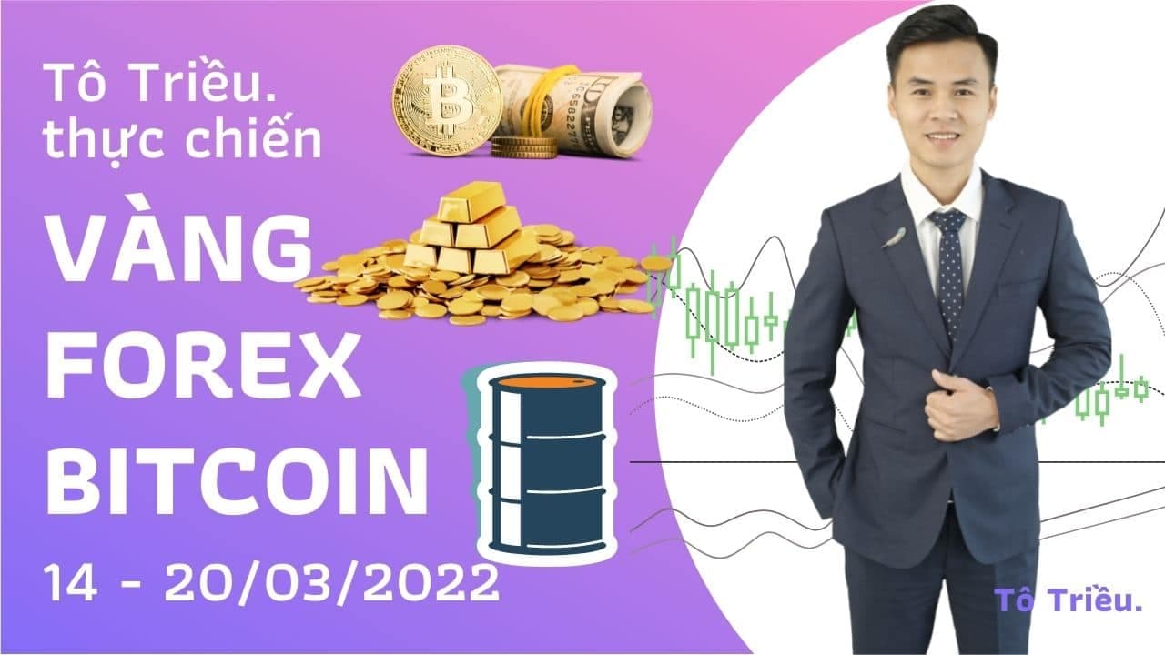 Dự báo Giá Vàng - Xu hướng Forex - Giá dầu - Bitcoin tuần 12-2022 (20 - 27/03)