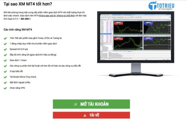 Tải MetaTrader 4 cho máy tính Windows