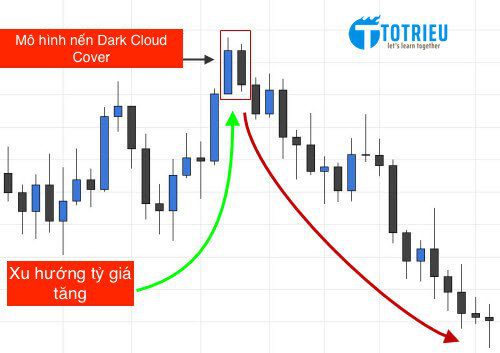 Tìm điểm vào lệnh phù hợp với Mô hình nến Dark Cloud Cover