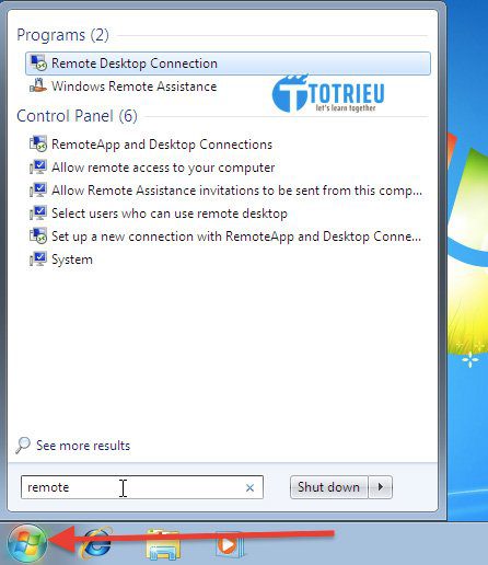 Sử dụng Remote Desktop trên Windows