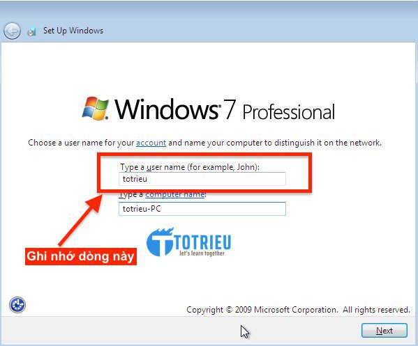 User cho VPS Windows trên Vultr