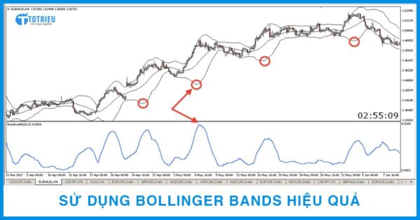 Cách sử dụng Bollinger Bands trong giao dịch Forex