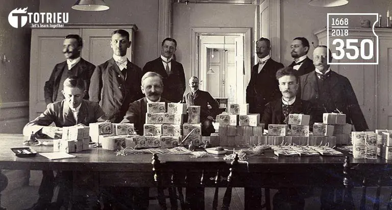 Riksbank kỷ niệm 350 năm thành lập từ 1668-2018