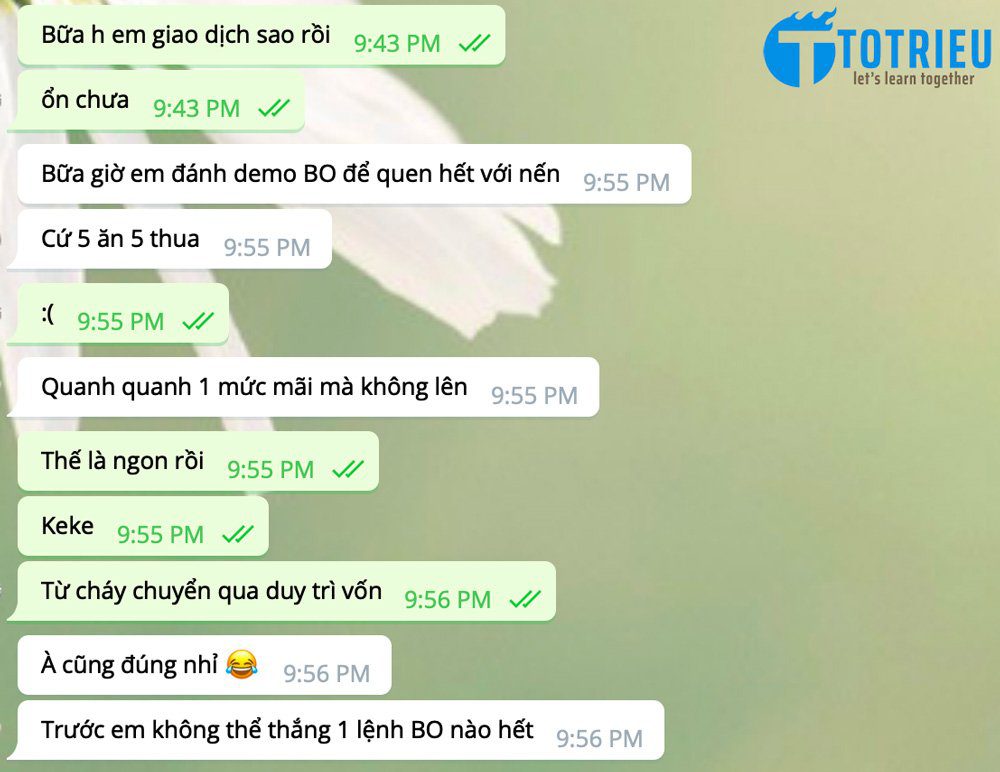 Luyện tập Trade BO