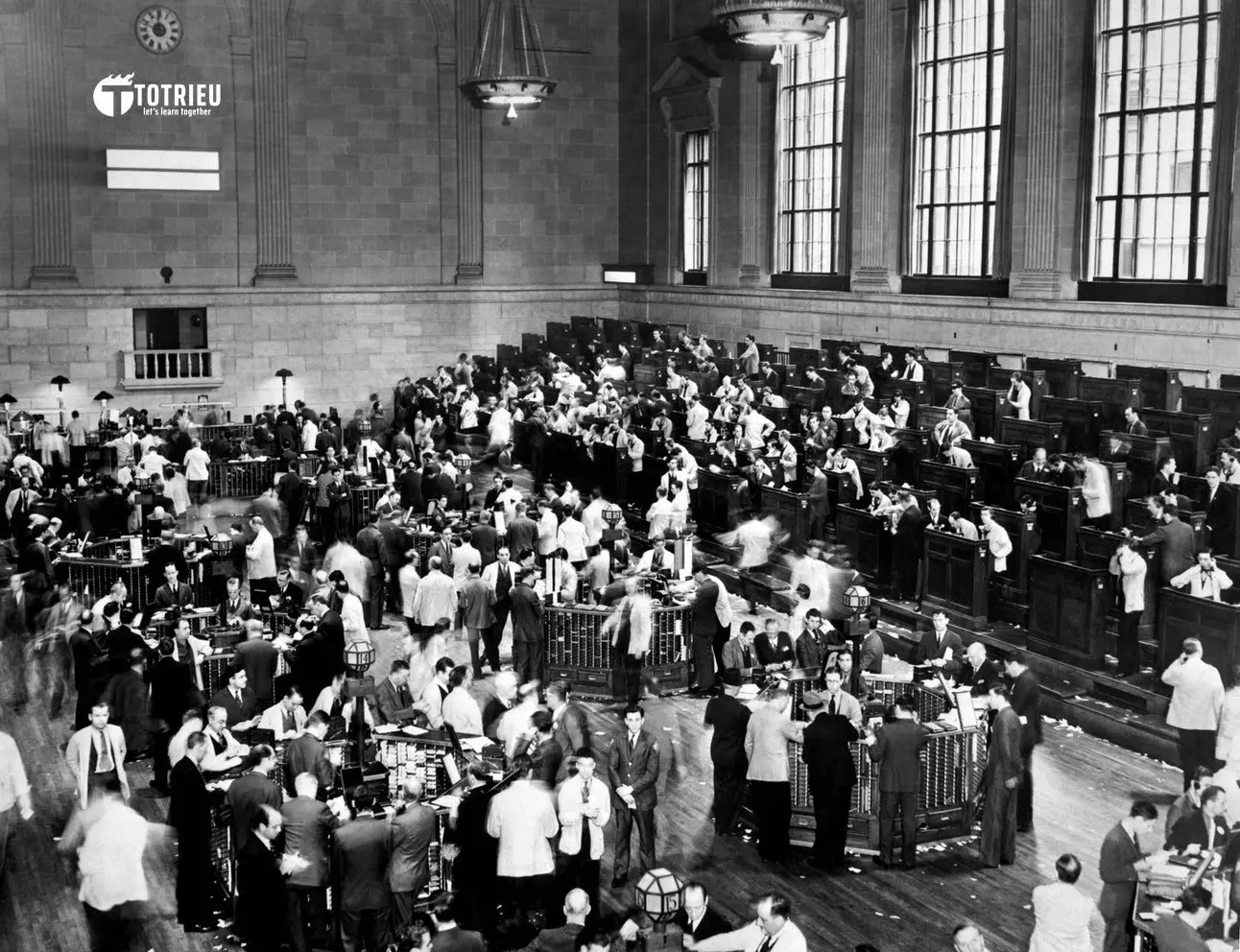 Bối cảnh sàn chứng khoán New York vào NGÀY THỨ BA ĐEN TỐI - 29/10/1929