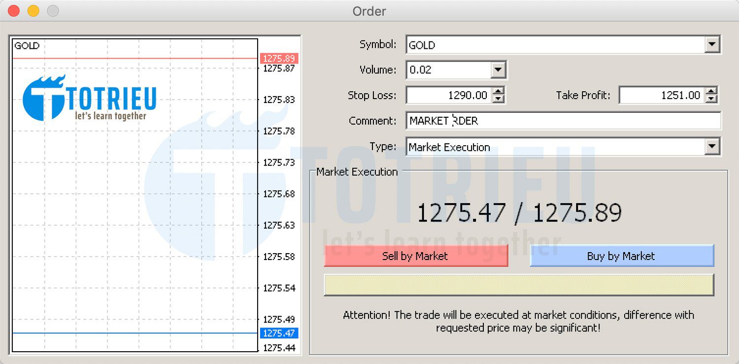 Market Order - Market Execution
