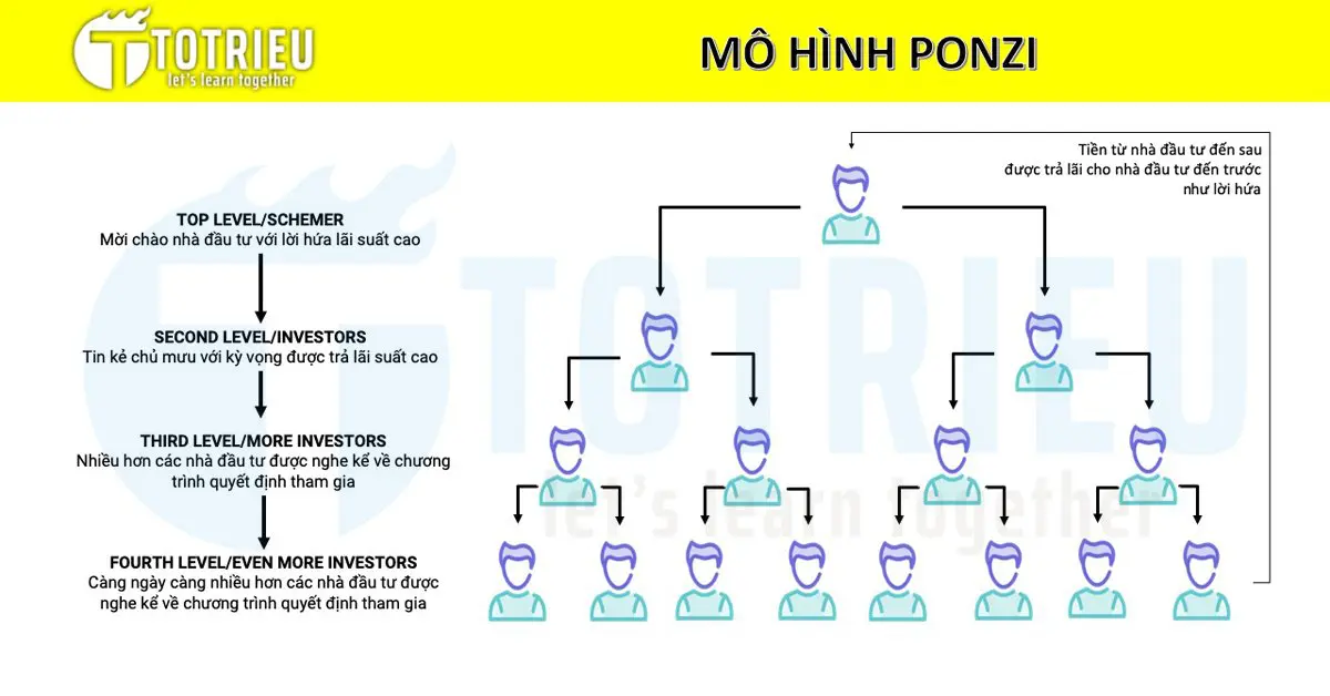 Mô hình Ponzi Ponzi Scheme  hình thức đầu tư gian lận cần tránh