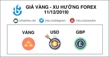 Giá Vàng - Xu hướng Forex (11/12/2019): Bão đang tới