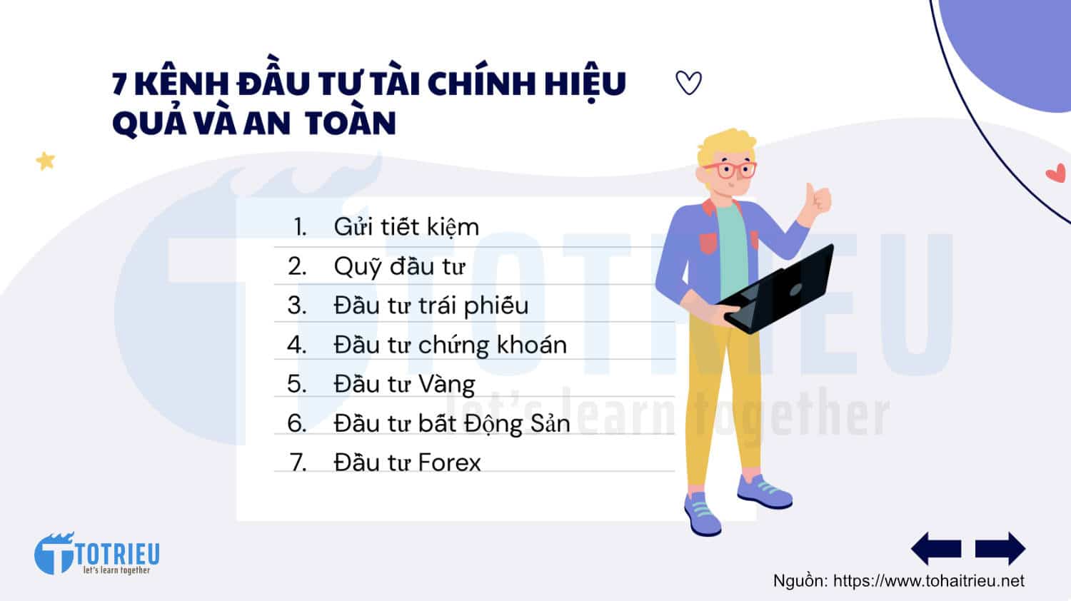 7 hình thức đầu tư tài chính an toàn