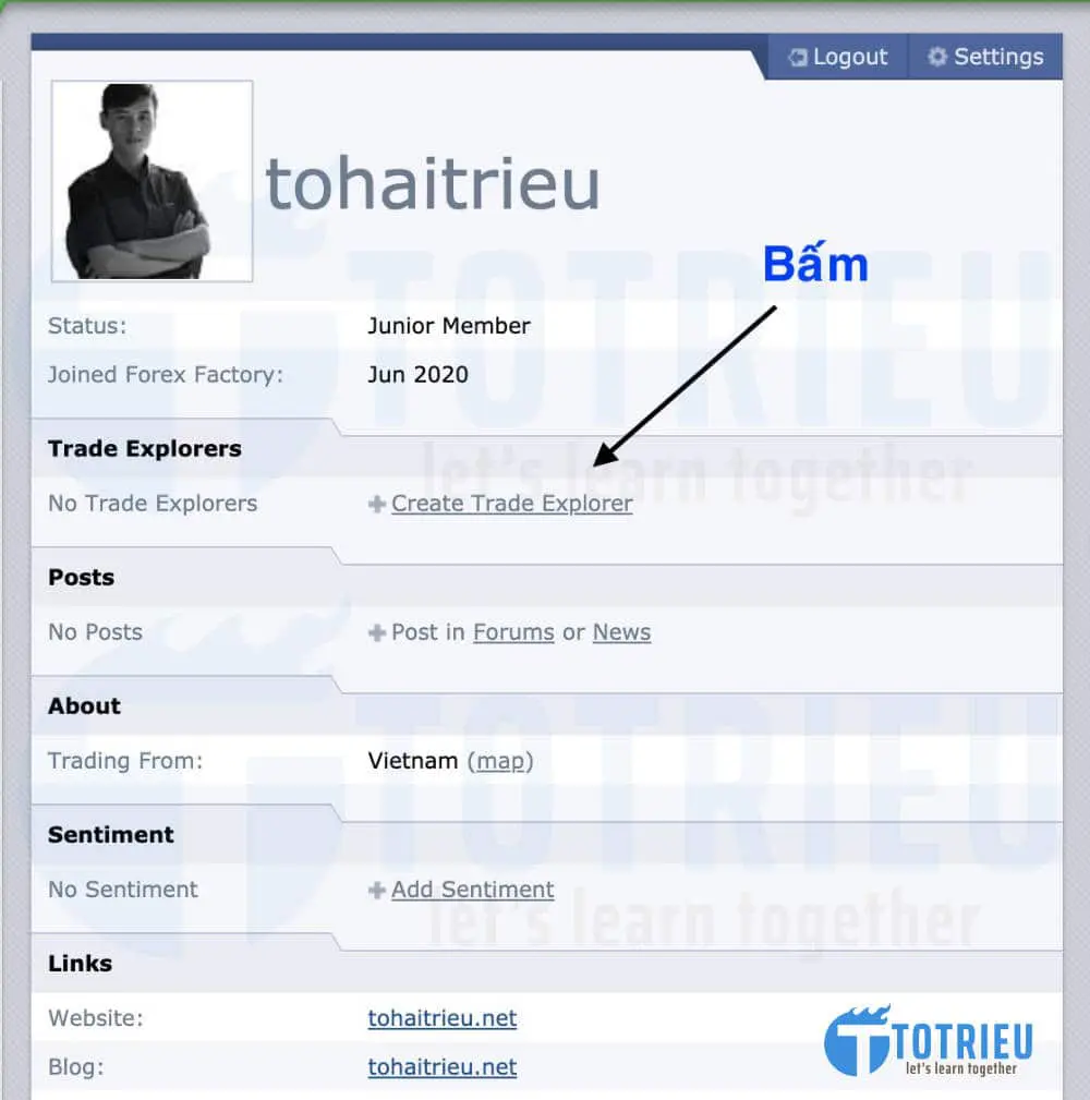 Forex Factory Create Trade Explorer