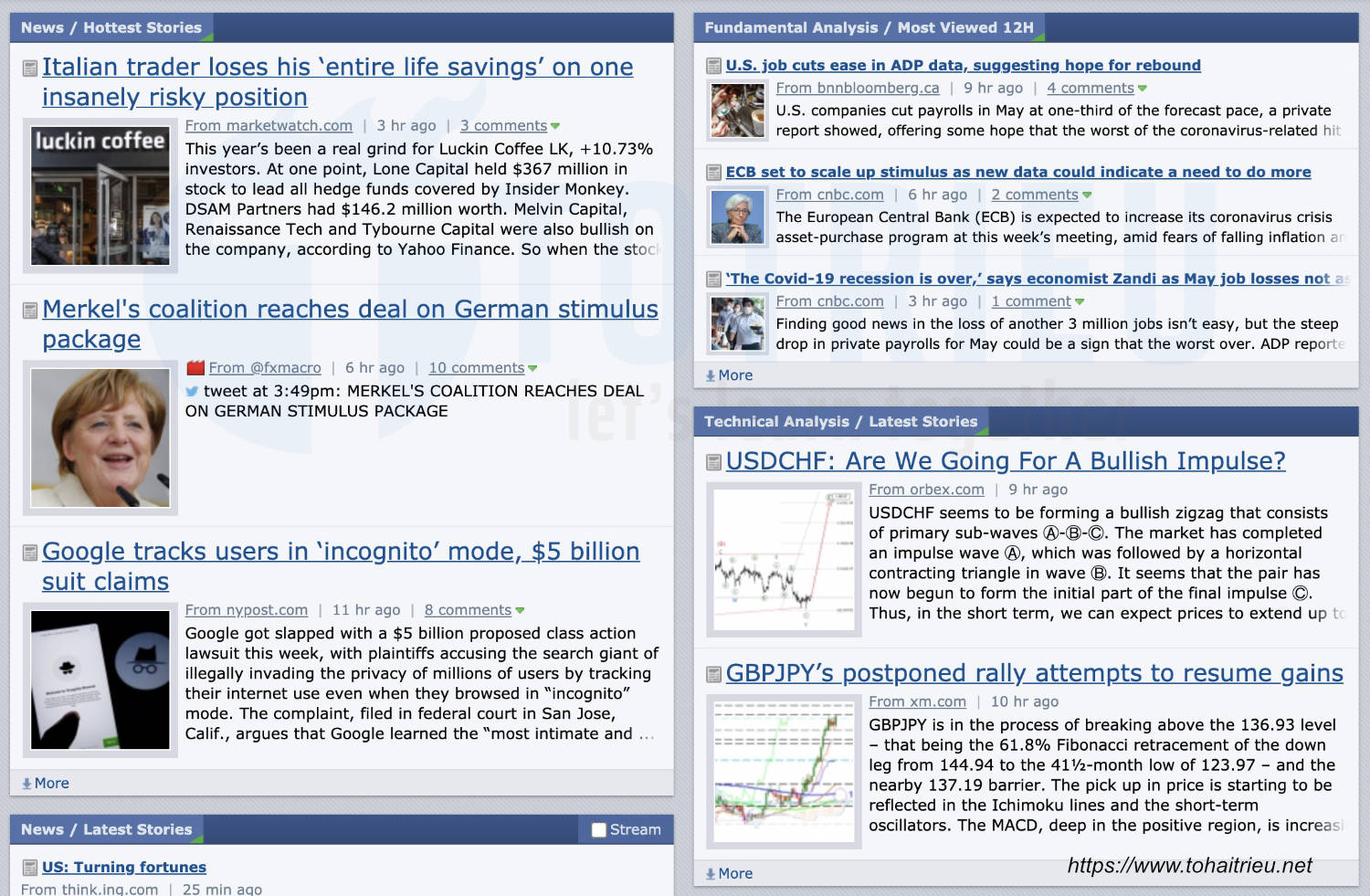 Chuyên trang tin tức thị trường - Forex News