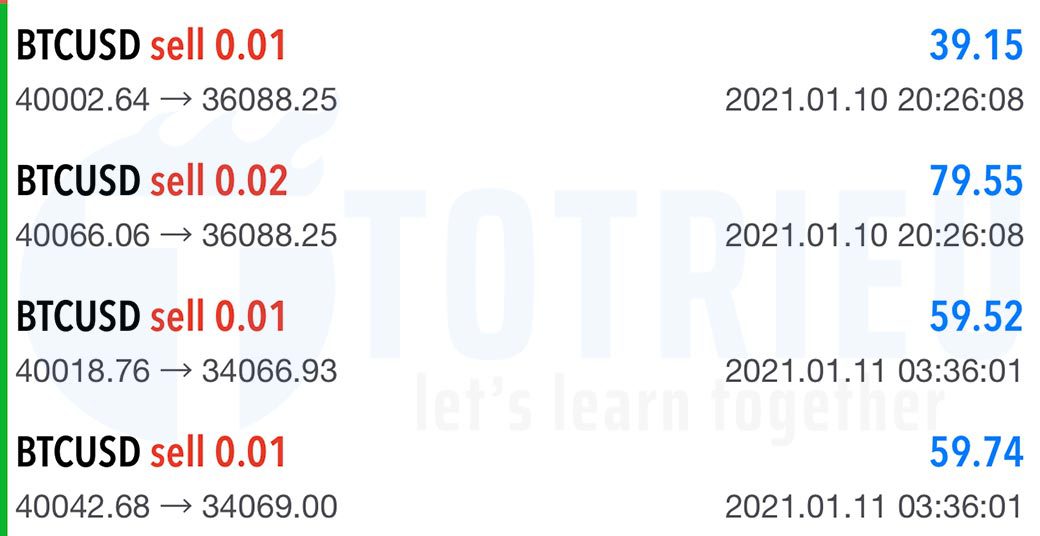 BTCUSD tháng 01-2021: Take Profit lớn