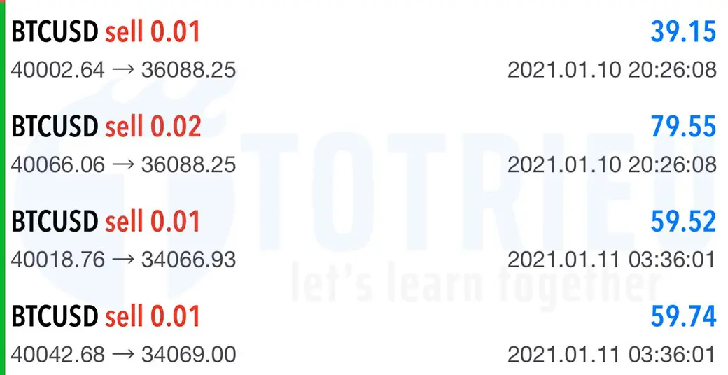 BTCUSD tháng 01-2021: Take Profit lớn