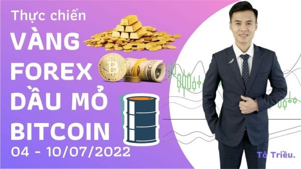 Giá Vàng tuần này - Xu hướng Forex - Giá dầu - Bitcoin tuần 27-2022 (04 - 10/07)