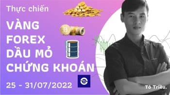 Giá Vàng tuần này - Xu hướng Forex - Giá dầu - Chứng khoán cơ sở tuần 30-2022 (25 - 31/07)