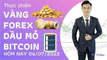 Giá Vàng hôm nay - Xu hướng Forex - Giá dầu - Bitcoin ngày 06/07/2022