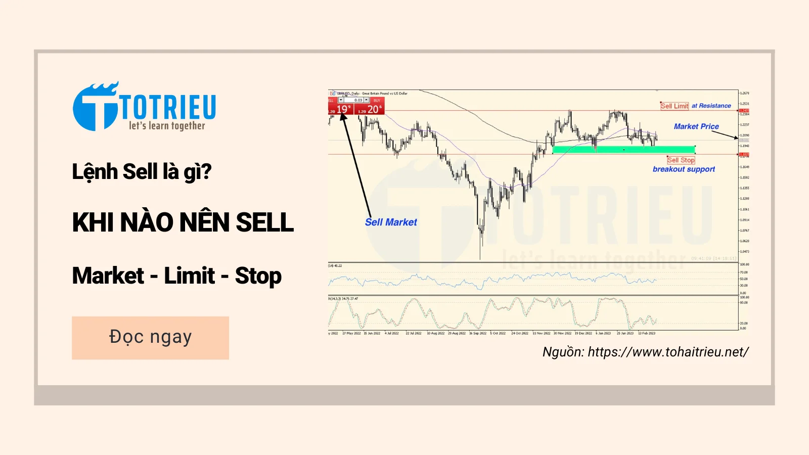 Lệnh Sell (bán) là gì? 4 loại lệnh Sell khi giao dịch Forex, ý nghĩa và cách sử dụng