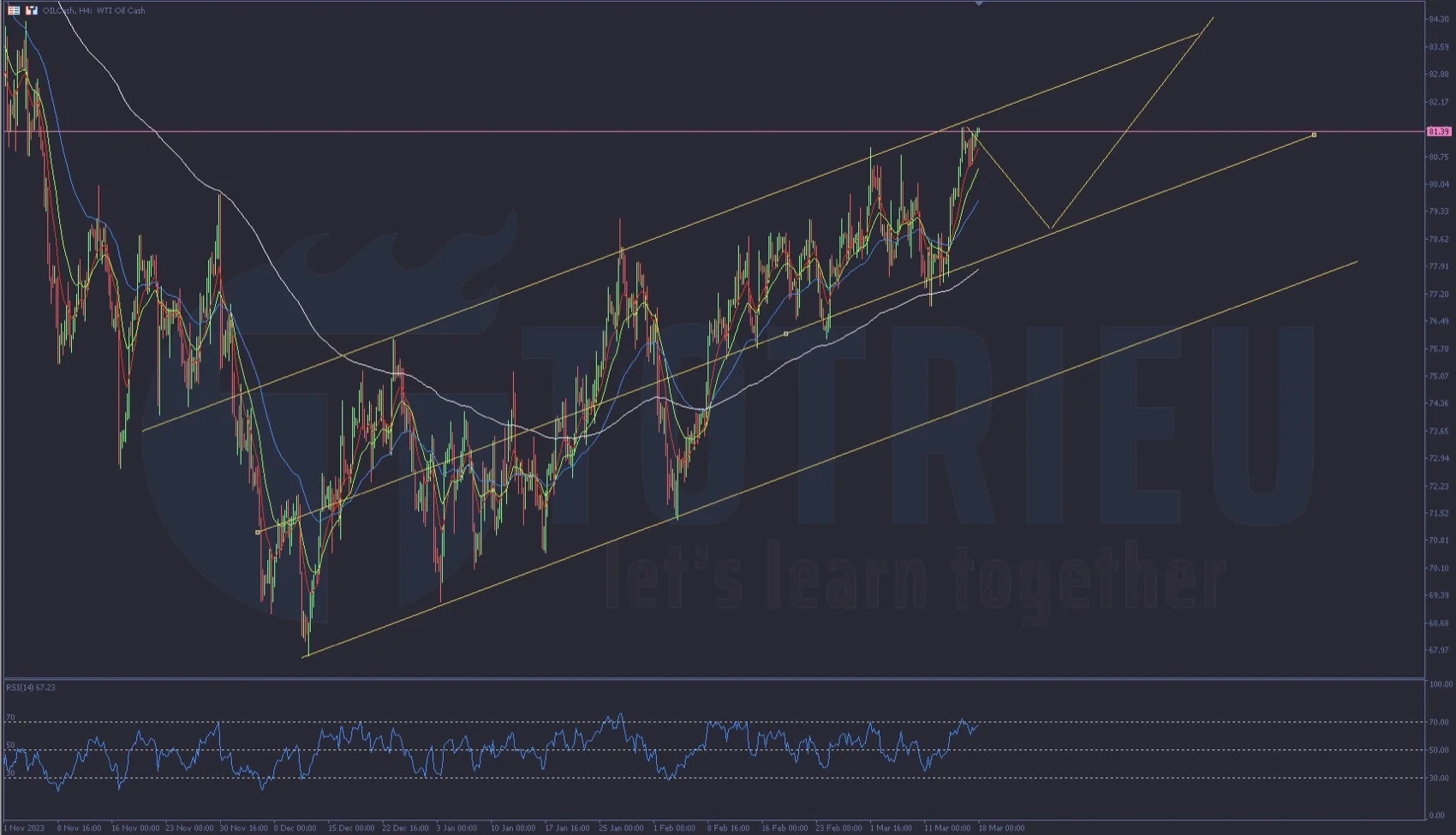 WTI - USOIL tuần 12-2024